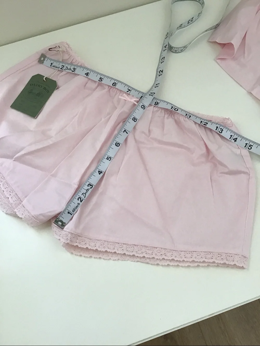Dairy Boy Sleep Set country club blush – shorts & top szS